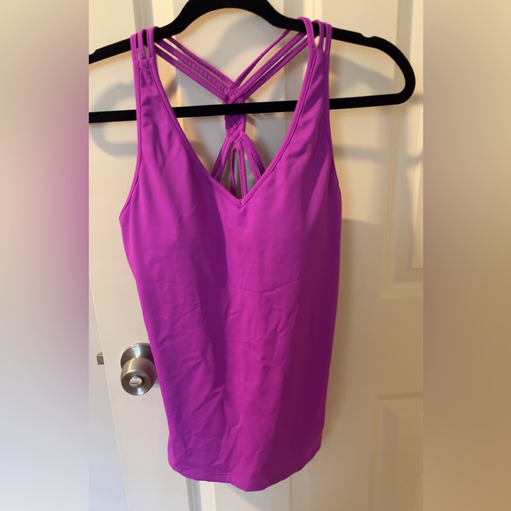 KIAVA Purple braided tankini Top